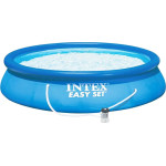 Intex Easy Set Πισίνα PVC Φουσκωτή με Αντλία Φίλτρου 457x107x107εκ.